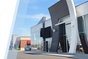 outside entrance of retail store