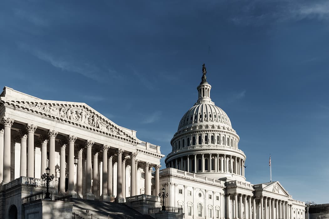 Landscape image of the United States Capitol