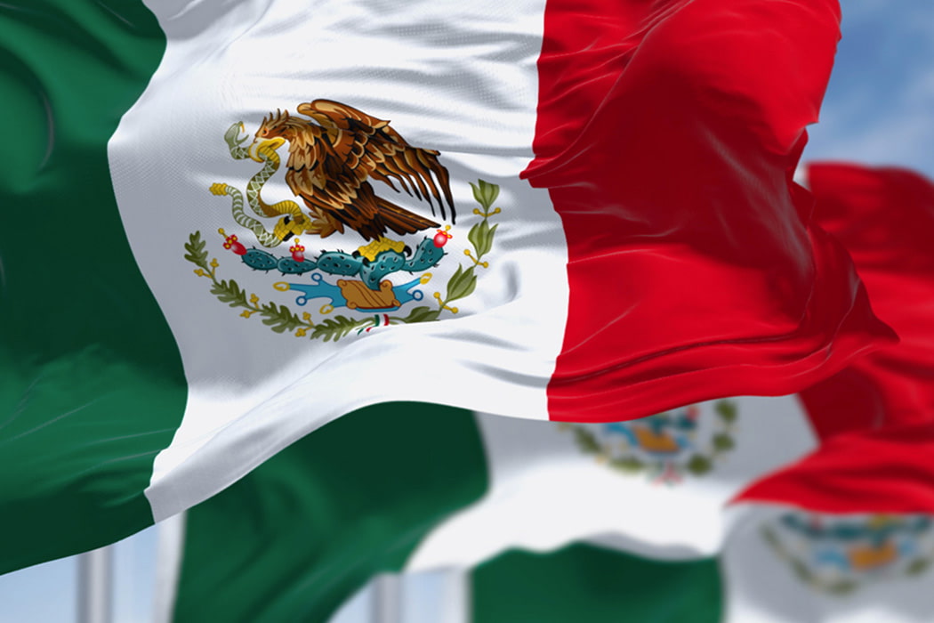 Mexican flag depicting Mexican import law 3.1.26